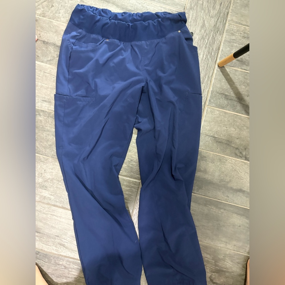 Cherokee Women's Navy Blue Scrub Pants Large iflex